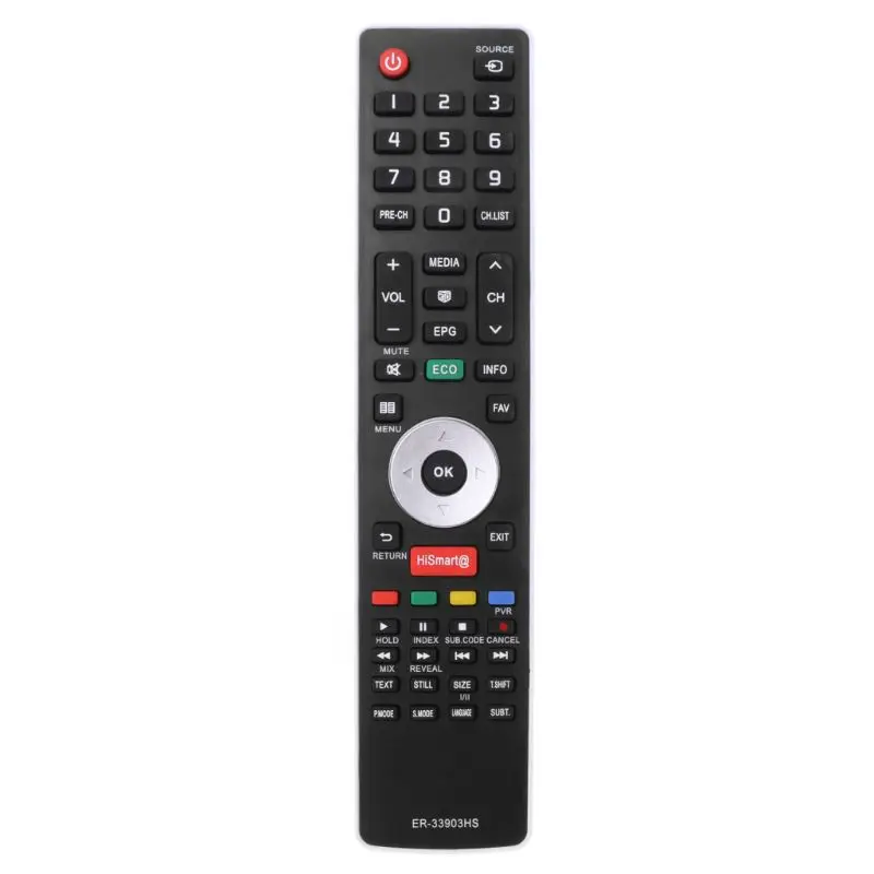 Remote Control Controller Replacement for ER-33903 ER-33903HS Hisense LCD TV 55K600XWSEU3D LTDN55K600XWSEU3D LHD32K360WSEU
Remote Control Controller Replacement for ER-33903 ER-33903HS Hisense LCD TV 55K600XWSEU3D LTDN55K600XWSEU3D LHD32K360WSEU