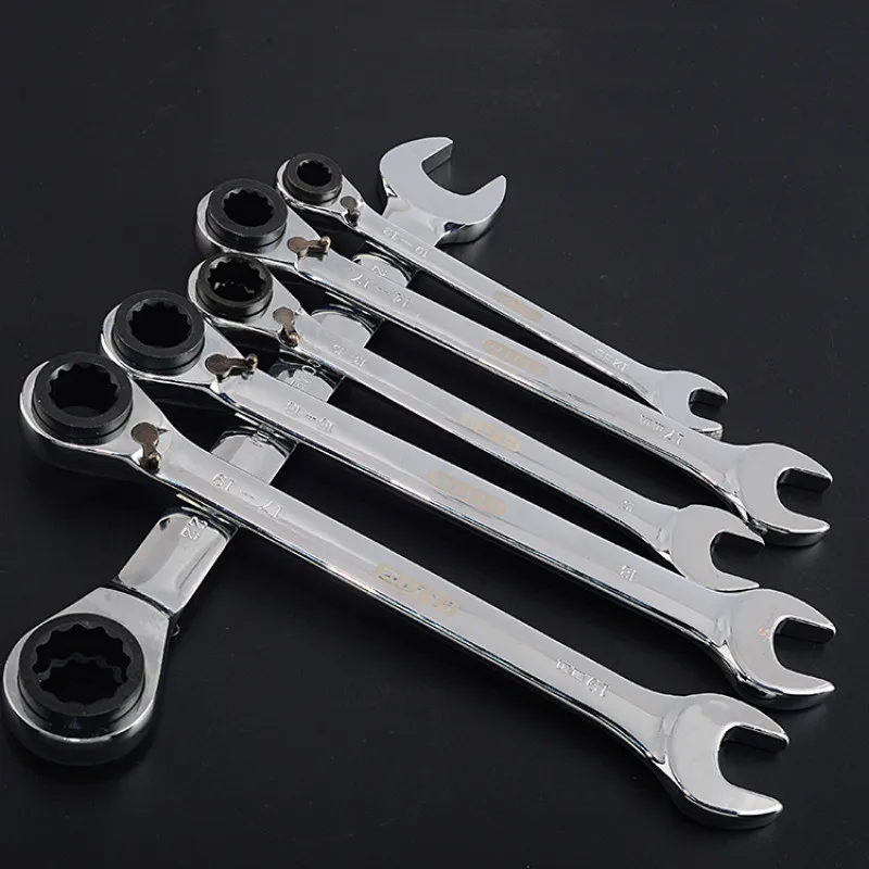 8 мм-24 мм Многофункциональный Реверсивный Трещоточный ключ трещотка торцевой гаечный ключ инструмент 
8 мм-24 мм Многофункциональный Реверсивный Трещоточный ключ трещотка торцевой гаечный ключ инструмент