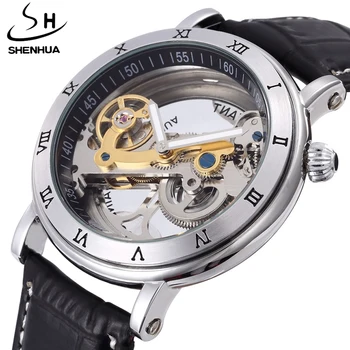 Top Luxury Brand hollow skeleton Automatic Mechanical watch men leather Stainless steel fashion Steampunk self wind waterproof
Top Luxury Brand hollow skeleton Automatic Mechanical watch men leather Stainless steel fashion Steampunk self wind waterproof