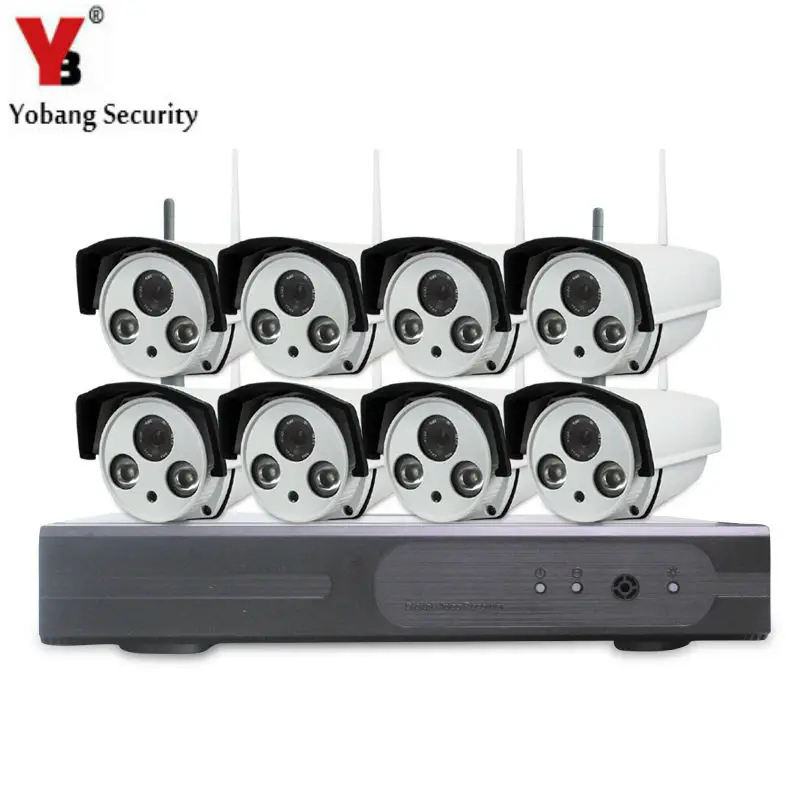 YobangSecurity 8CH Wireless Wifi CCTV System 8x 720P 1.0MP Outdoor Surveillance CCTV Bullet Camera Weatherproof Night Vision
YobangSecurity 8CH Wireless Wifi CCTV System 8x 720P 1.0MP Outdoor Surveillance CCTV Bullet Camera Weatherproof Night Vision