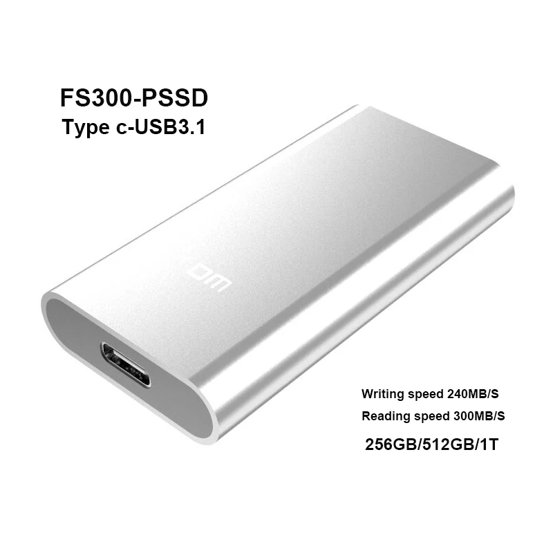 DM FS300 External Solid State Drives 256GB/512GB/1TB Portable SSD External hard drive hdd for laptop with Type C USB 3.1
DM FS300 External Solid State Drives 256GB/512GB/1TB Portable SSD External hard drive hdd for laptop with Type C USB 3.1