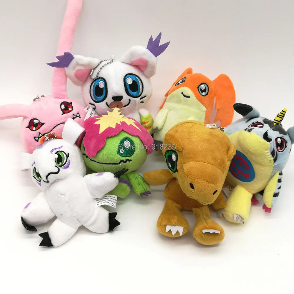 Digimon Agumon Biyomon Gabumon Gomamon Koromon Palmon Patamon Tailmon 9-13CM Plush Keychain Pendan Stuffed Toy #C PCXB
Digimon Agumon Biyomon Gabumon Gomamon Koromon Palmon Patamon Tailmon 9-13CM Plush Keychain Pendan Stuffed Toy #C PCXB