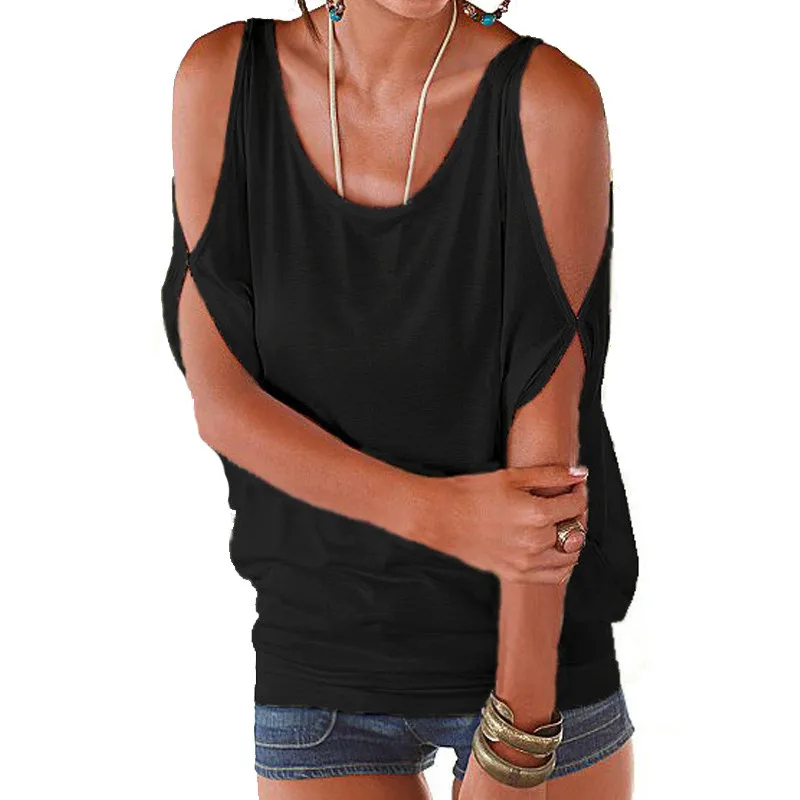 2019 New Summer Tops Fashion Women Casual O-Neck Loose T Shirts Sexy Off Shoulder Black White Ladies Tank T Shirt Top Plus Size
2019 New Summer Tops Fashion Women Casual O-Neck Loose T Shirts Sexy Off Shoulder Black White Ladies Tank T Shirt Top Plus Size