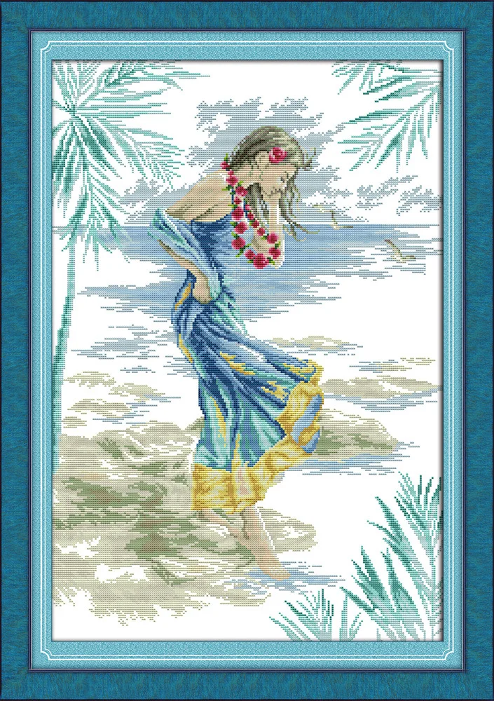 The woman on the beach DMC Counted Chinese Cross Stitch Kits printed Cross-stitch set Embroidery Needlework
The woman on the beach DMC Counted Chinese Cross Stitch Kits printed Cross-stitch set Embroidery Needlework