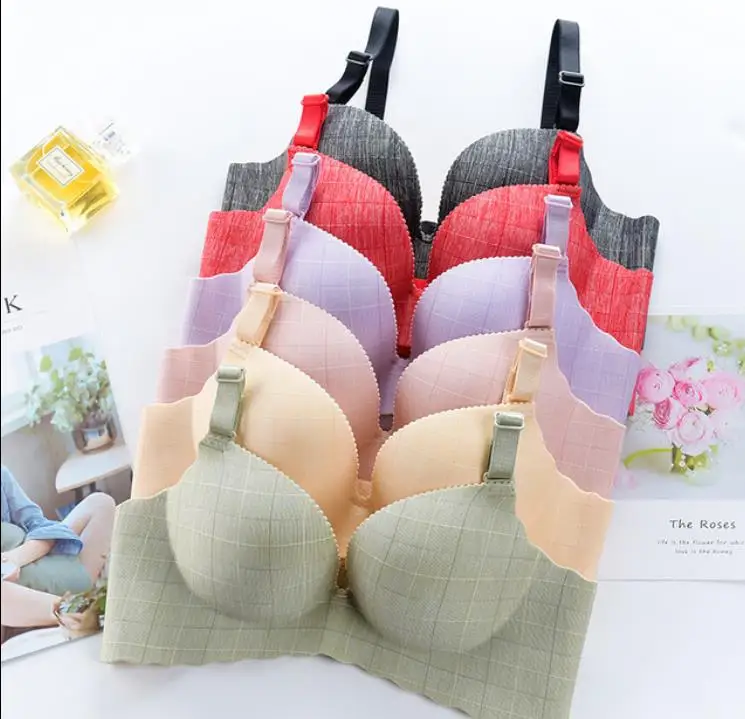 Baharcelin Woman Girl Cute sweet Push Up Bra French Romantic Gathered plaid push up Sexy 3/4 cup bra&briefs underwear sets
Baharcelin Woman Girl Cute sweet Push Up Bra French Romantic Gathered plaid push up Sexy 3/4 cup bra&briefs underwear sets