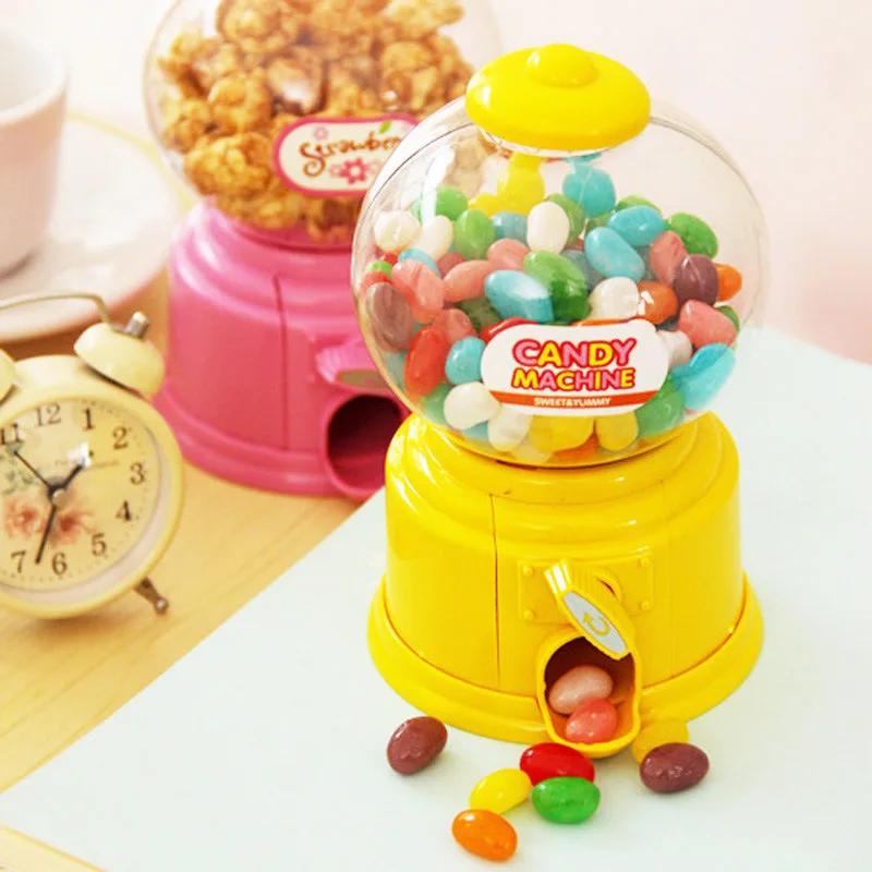 Creative Sweets Mini Candy Machine Bubble Gumball Dispenser Coin Children Coin Bank Cans Toy For Kids Christmas Birthday Gift
Creative Sweets Mini Candy Machine Bubble Gumball Dispenser Coin Children Coin Bank Cans Toy For Kids Christmas Birthday Gift