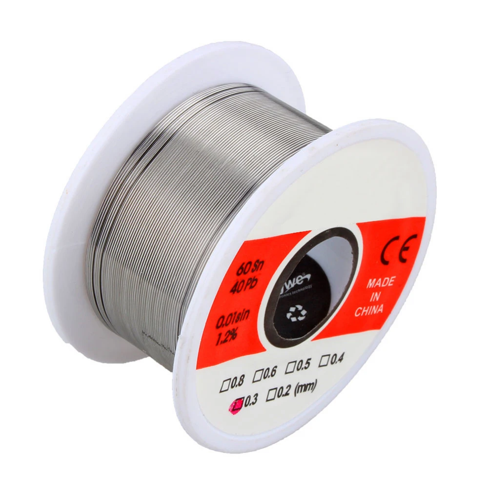0.3mm 50g Soldering Wire Roll Tin Lead Rosin Core Solder Wire Soldering Reel Weld Wire Roll Soldering Flux Desoldering Wire
0.3mm 50g Soldering Wire Roll Tin Lead Rosin Core Solder Wire Soldering Reel Weld Wire Roll Soldering Flux Desoldering Wire
