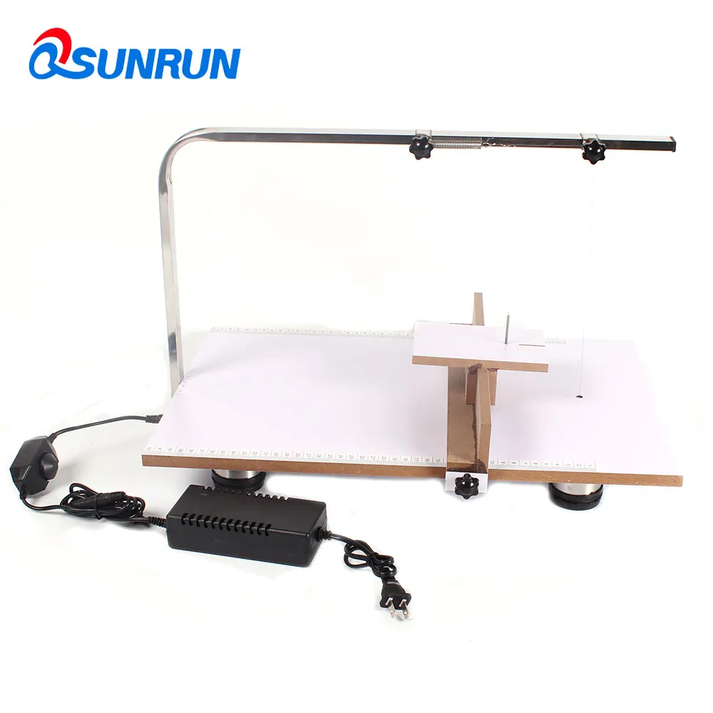QSUNRUN 220V Board Hot Wire Styrofoam Cutter Foam Cutting Machine 48*38cm With Temperature Adjustable Hot Wire Work Table tool
QSUNRUN 220V Board Hot Wire Styrofoam Cutter Foam Cutting Machine 48*38cm With Temperature Adjustable Hot Wire Work Table tool