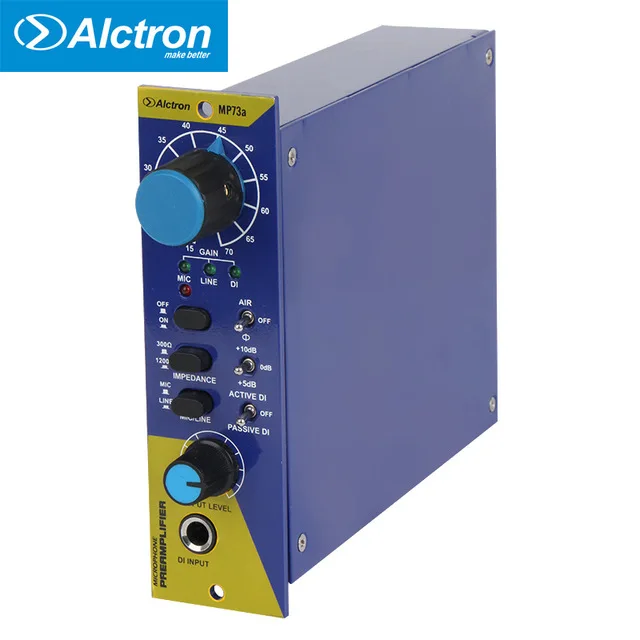 Alctron 500 Series Mic/Instrument Preamp with 1073 module, used in recording and stage performance with high quality, low price
Alctron 500 Series Mic/Instrument Preamp with 1073 module, used in recording and stage performance with high quality, low price