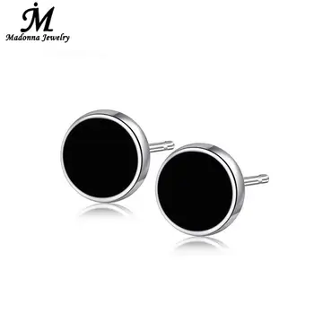 Classic Unisex Men Women cartilage Black Stud Earrings Korean Fashion Ear Jewelry 925 stamp silver Color Earring
Classic Unisex Men Women cartilage Black Stud Earrings Korean Fashion Ear Jewelry 925 stamp silver Color Earring