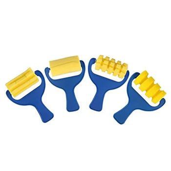Set of 4pcs Sponge Paint Roller Brush DIY Children Painting Brushes Kid Art Craft Painting Tool
Set of 4pcs Sponge Paint Roller Brush DIY Children Painting Brushes Kid Art Craft Painting Tool
