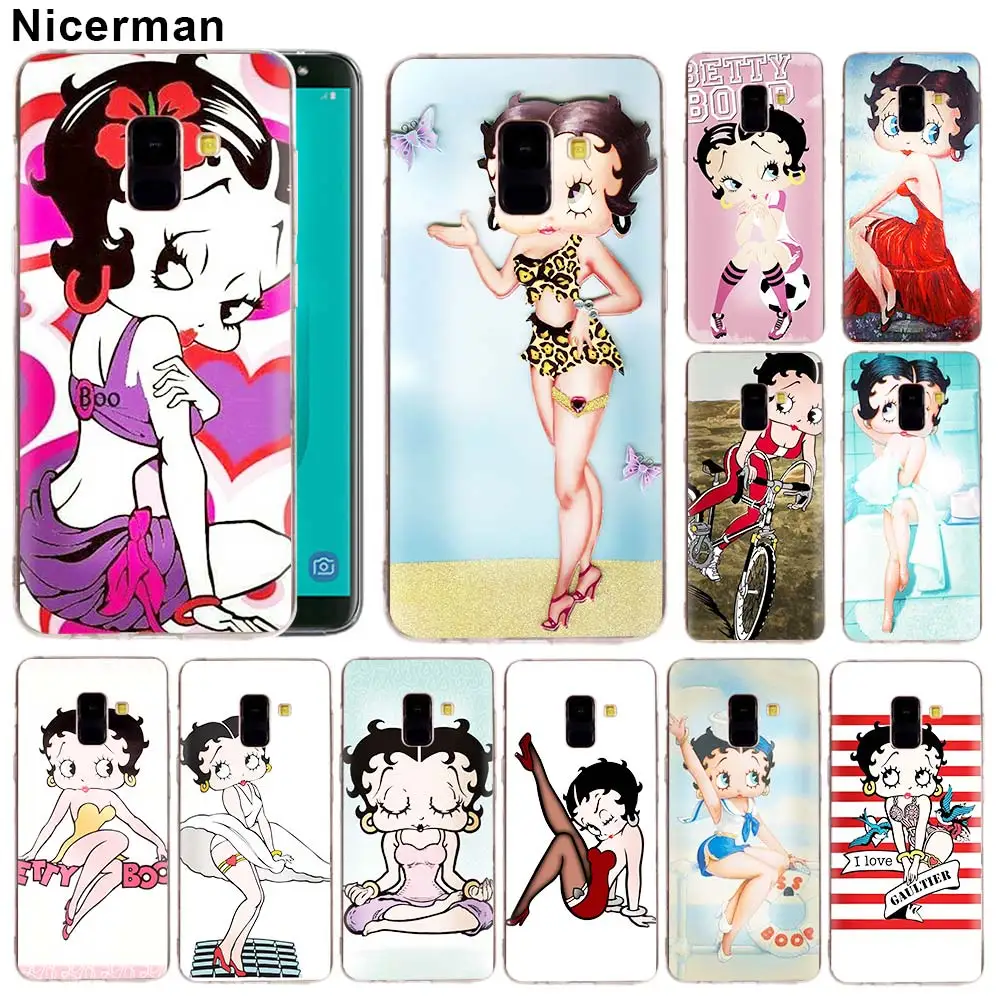 Silicone TPU Case for Samsung Galaxy J8 J6 J4 Plus 2018 A50 A70 A80 Note 8 9 Cover Betty Boop Clear Soft Capa
Silicone TPU Case for Samsung Galaxy J8 J6 J4 Plus 2018 A50 A70 A80 Note 8 9 Cover Betty Boop Clear Soft Capa