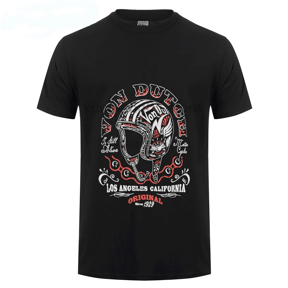 2018 Summer Style High Quality Tops Tee Shirt for Man Von Van Dutch T-Shirt Retro Biker Rocker To-Neck Tee
2018 Summer Style High Quality Tops Tee Shirt for Man Von Van Dutch T-Shirt Retro Biker Rocker To-Neck Tee