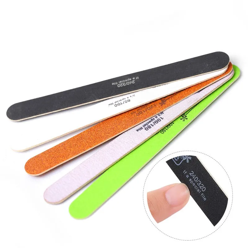 5PCS/Lot Wood Nail File 100/180/150/320 Double Strong Sanding Buffer Block Set Pedicure Manicure Nail Files For Gel Polish Tools
5PCS/Lot Wood Nail File 100/180/150/320 Double Strong Sanding Buffer Block Set Pedicure Manicure Nail Files For Gel Polish Tools
