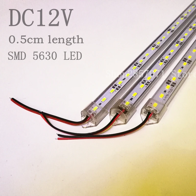 5Pcs 50cm DC12V SMD 5630/5730 LED Rigid LED Strip Bar Light+pc cover LED Bar Light tube (warm white / cool white / Natural White
5Pcs 50cm DC12V SMD 5630/5730 LED Rigid LED Strip Bar Light+pc cover LED Bar Light tube (warm white / cool white / Natural White