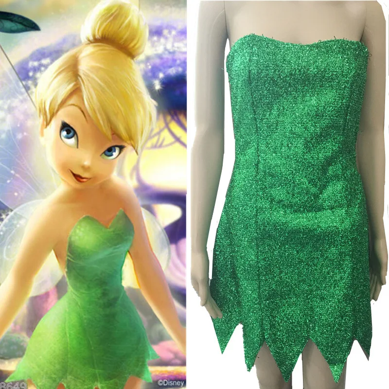 Pixie Fairy Cosplay Costume Tinker Bell Green Dress Tinkerbell Halloween Party Sexy Cosplay Mini Dresses
Pixie Fairy Cosplay Costume Tinker Bell Green Dress Tinkerbell Halloween Party Sexy Cosplay Mini Dresses