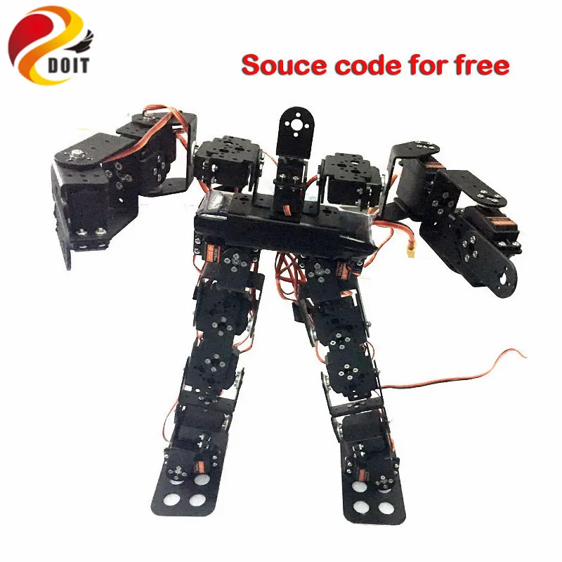 Сервопривод гуманоид DOF Robot рама 17 дюймов для шасси робота + сервопривод с высоким крутящим моментом 17 шт. с металлической шестерней аксессуар «сделай сам»
Сервопривод гуманоид DOF Robot рама 17 дюймов для шасси робота + сервопривод с высоким крутящим моментом 17 шт. с металлической шестерней аксессуар «сделай сам»