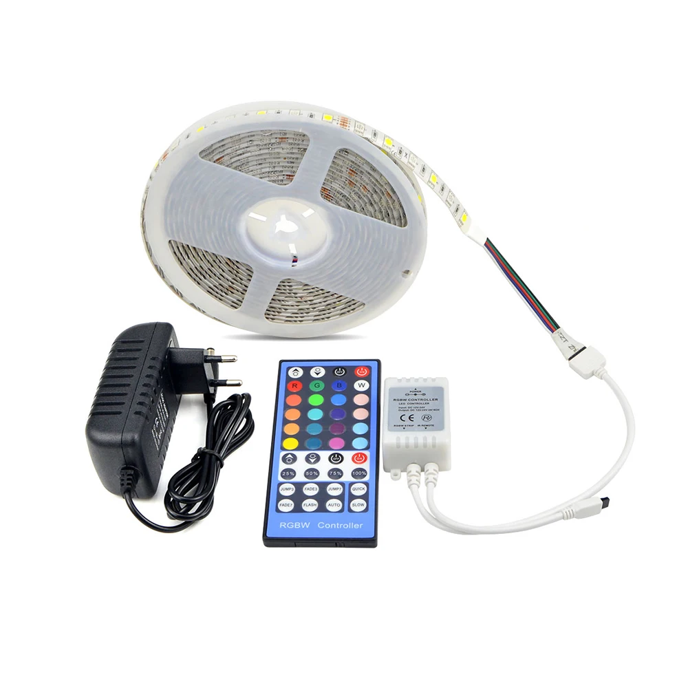 DC12V 5m IP20 / IP65 waterproof RGB RGBW RGBWW 5050 SMD LED strip light / 3A power supply adapter / RGB remote control home tape
DC12V 5m IP20 / IP65 waterproof RGB RGBW RGBWW 5050 SMD LED strip light / 3A power supply adapter / RGB remote control home tape
