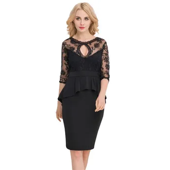 Summer Women Sheer Lace Peplum Bodycon Dress Open Back Club Party Robe Evening Ruffle Wiggle Pencil Dress Vestidos De Fiesta
Summer Women Sheer Lace Peplum Bodycon Dress Open Back Club Party Robe Evening Ruffle Wiggle Pencil Dress Vestidos De Fiesta