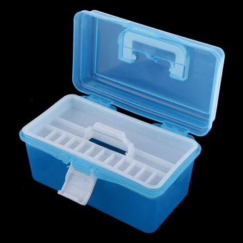7.7x4.7x4.1Inch Large Capacity Plastic Art Supply Craft Storage Tool Box,Semi-Clear Top Lid and 1 Cantilever Trays Multi Purpose
7.7x4.7x4.1Inch Large Capacity Plastic Art Supply Craft Storage Tool Box,Semi-Clear Top Lid and 1 Cantilever Trays Multi Purpose