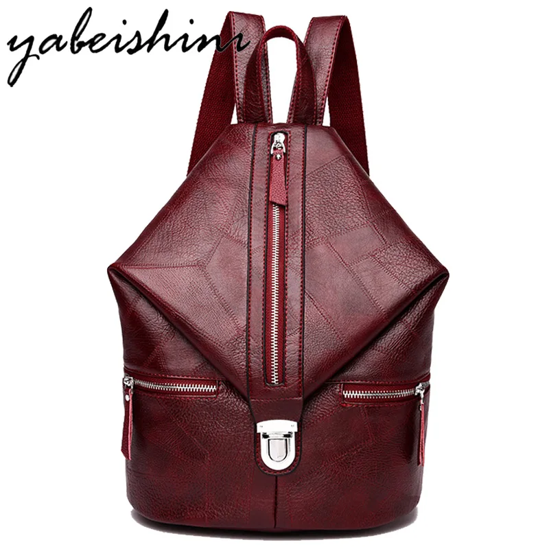 2019 Fashion Women Backpack High Quality Leather Female Backpack For Teenage Girls Laides School Shoulder Bag Backpack mochila
2019 Fashion Women Backpack High Quality Leather Female Backpack For Teenage Girls Laides School Shoulder Bag Backpack mochila