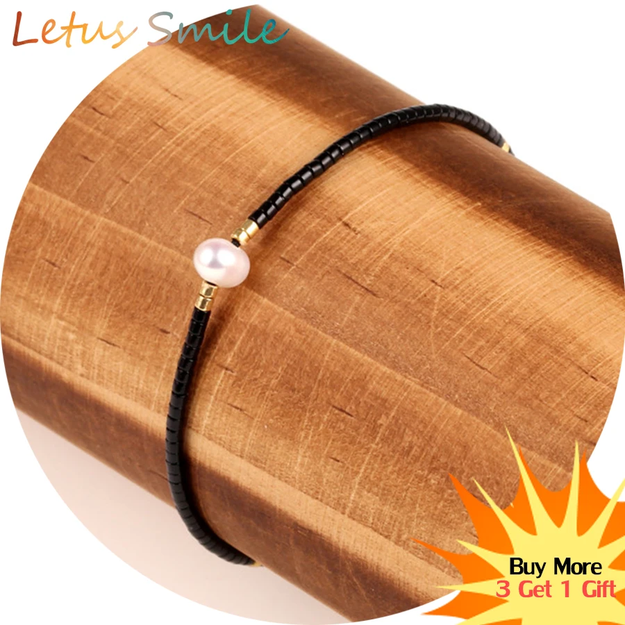 Classic Black Miyuki Glass Bead Bracelet Handwoven Beaded Pearl Slide Bracelets Women Lucky Girl Summer Beach Friendship Jewelry
Classic Black Miyuki Glass Bead Bracelet Handwoven Beaded Pearl Slide Bracelets Women Lucky Girl Summer Beach Friendship Jewelry