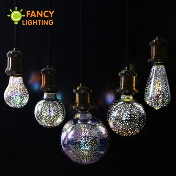 Led light bulb E27 3D Decorative led lamp ST64/G95/G125 85-265V bombillas led for home/living room/bedroom decor 3W lampada led
Led light bulb E27 3D Decorative led lamp ST64/G95/G125 85-265V bombillas led for home/living room/bedroom decor 3W lampada led