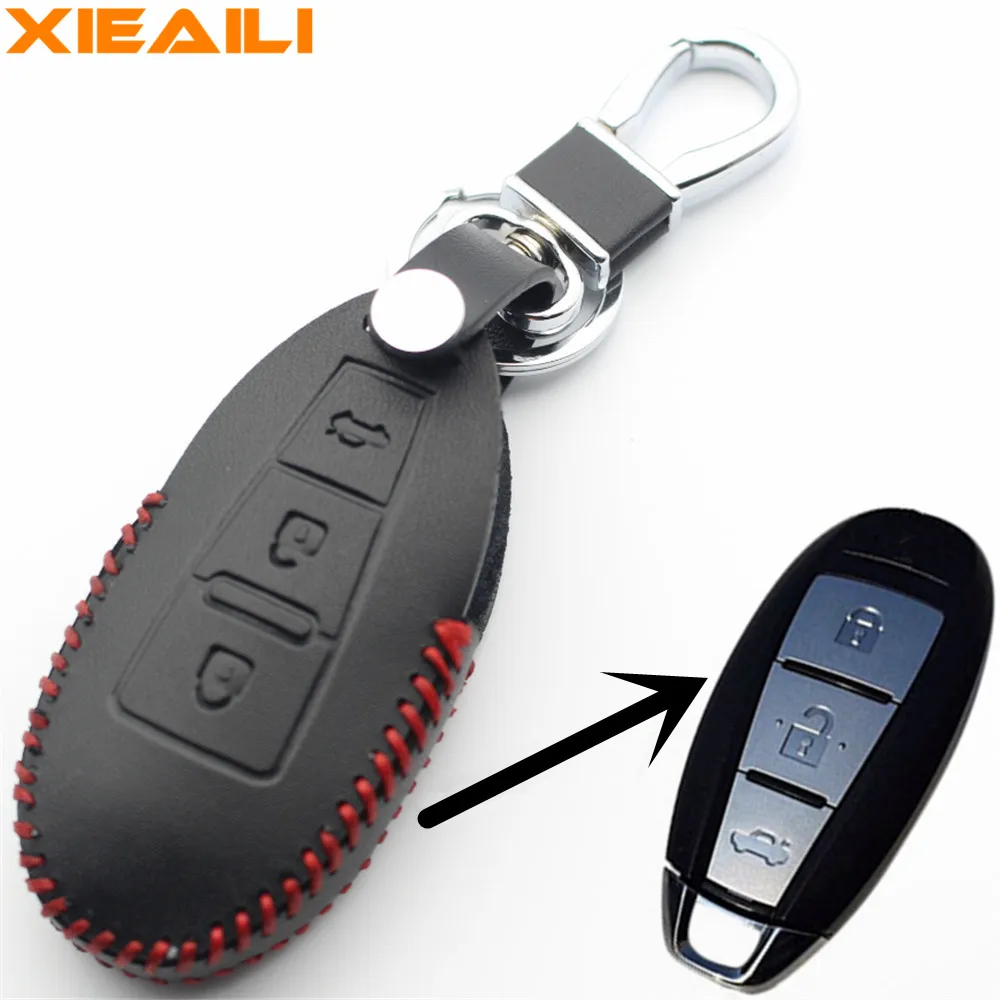 XIEAILI Genuine Leather Remote Control 3Button Smart Key Case Cover For Suzuki Swift/Kizashi/SX4/S-Cross/Maruti/Ciaz/Baleno S290
XIEAILI Genuine Leather Remote Control 3Button Smart Key Case Cover For Suzuki Swift/Kizashi/SX4/S-Cross/Maruti/Ciaz/Baleno S290