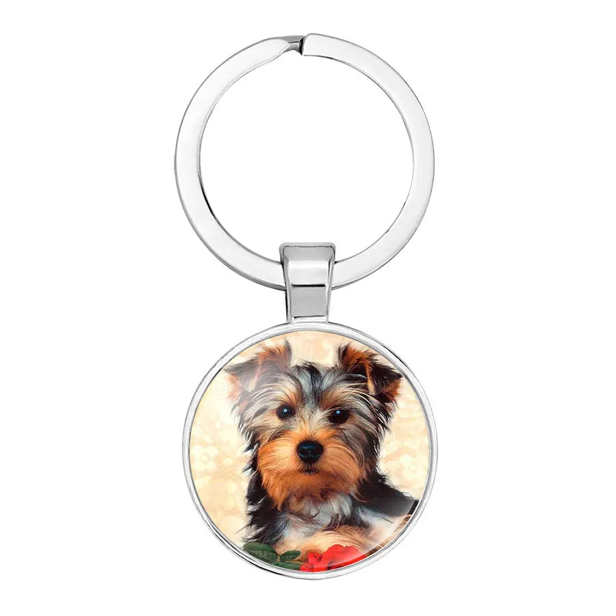 Fashion Lovely Dogs Key Chains Unisex Car Keychain Man Luxury Ring Holder Nice Gift for Women Keyring Pendant Llaveros | Украшения и
