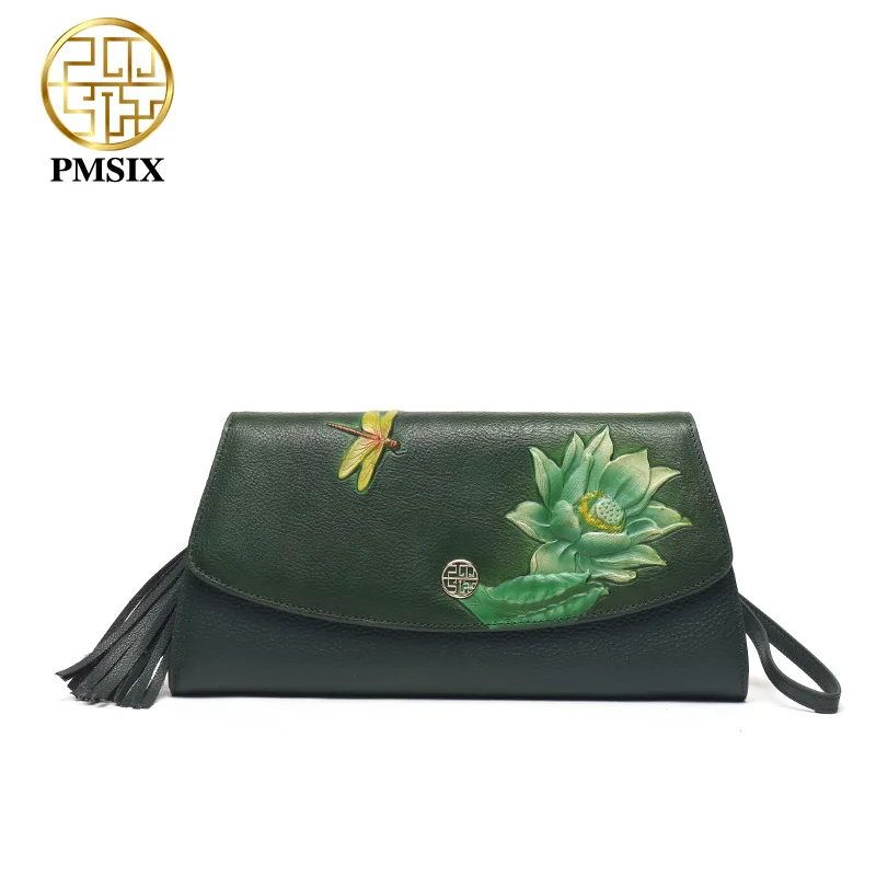 Pmsix Embossed Genuine Leather Women Bags Fashion Tassel Ladies Shoulder Bag Elegant Dinner Clutch
Pmsix Embossed Genuine Leather Women Bags Fashion Tassel Ladies Shoulder Bag Elegant Dinner Clutch