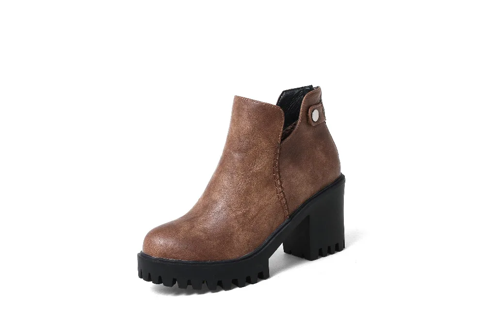 Women Shoes Frosted Suede Low-Top Boots Round Head Thick Sole Square Heel 5cm Bare Boot Side Zipper #LYFN&C71-6
Women Shoes Frosted Suede Low-Top Boots Round Head Thick Sole Square Heel 5cm Bare Boot Side Zipper #LYFN&C71-6