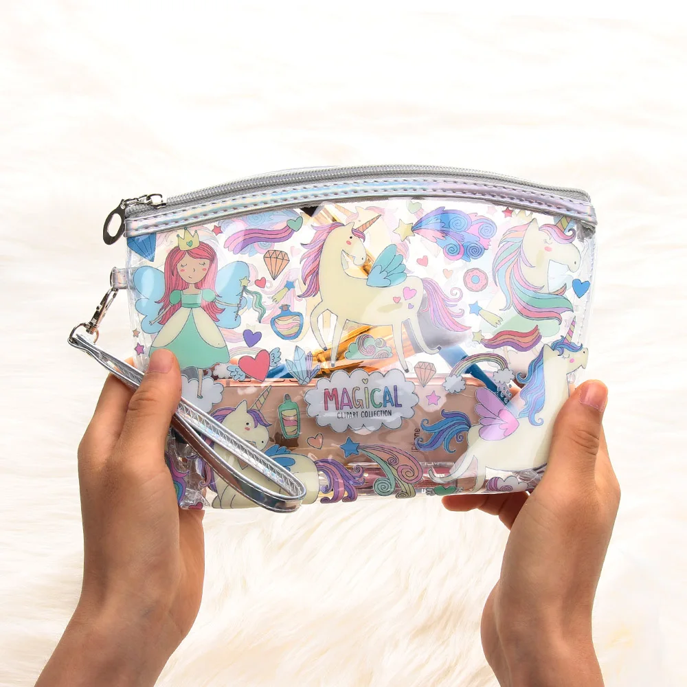 Fashion Women Unicorn PVC Makeup Bag Waterproof Toiletry Bag Travel Cosmetic Alpaca Transparent Bag Zipper Organizer Purse
Fashion Women Unicorn PVC Makeup Bag Waterproof Toiletry Bag Travel Cosmetic Alpaca Transparent Bag Zipper Organizer Purse