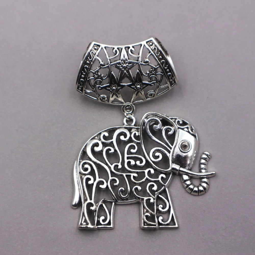 1pcs Large Elephant Scarf Bail antique Silver scarf bail charms scarf pendant for jewelry findings
1pcs Large Elephant Scarf Bail antique Silver scarf bail charms scarf pendant for jewelry findings