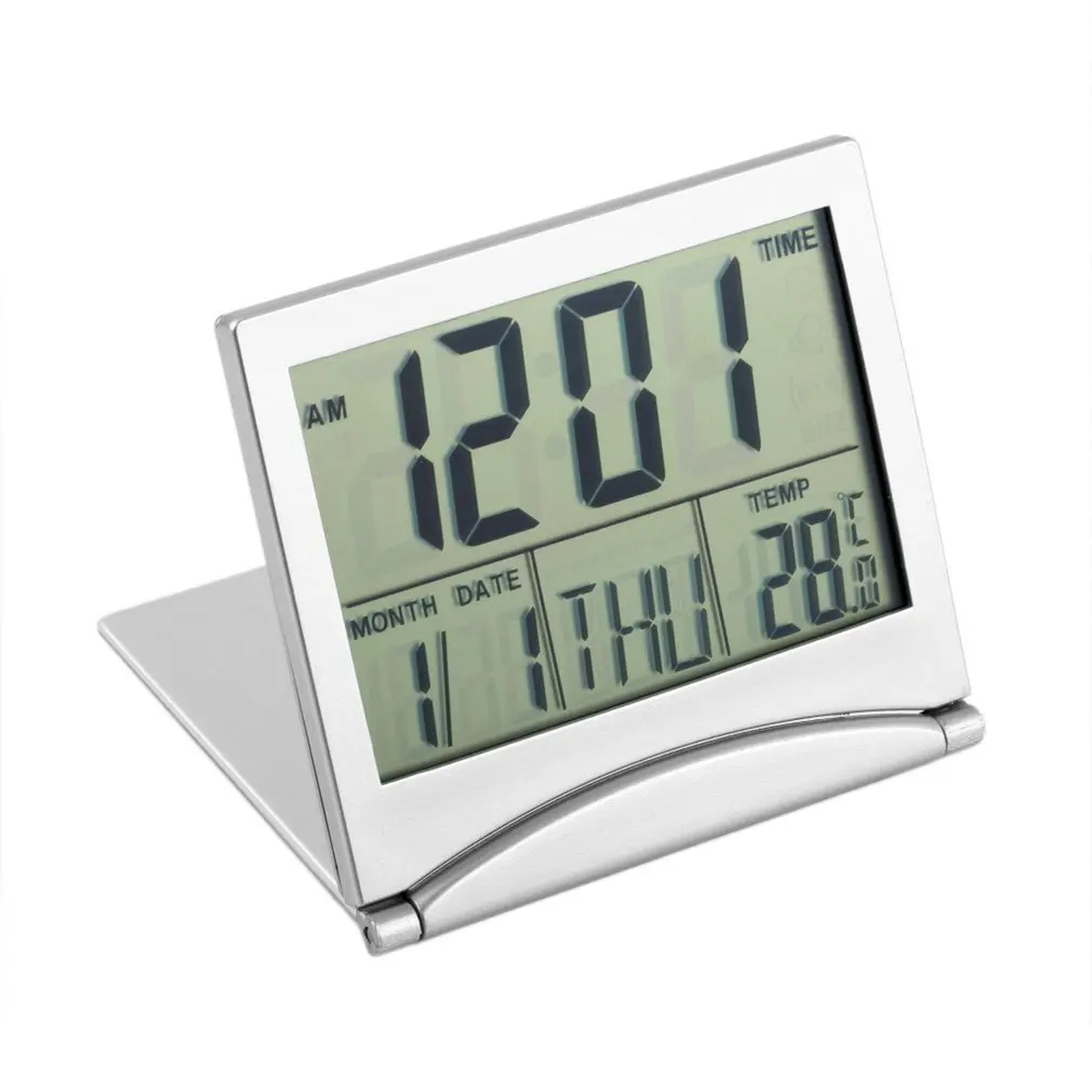 Digital LCD Display Thermometer Calendar Alarm Clock Foldable Cover Desk Clock 87*78*12mm
Digital LCD Display Thermometer Calendar Alarm Clock Foldable Cover Desk Clock 87*78*12mm