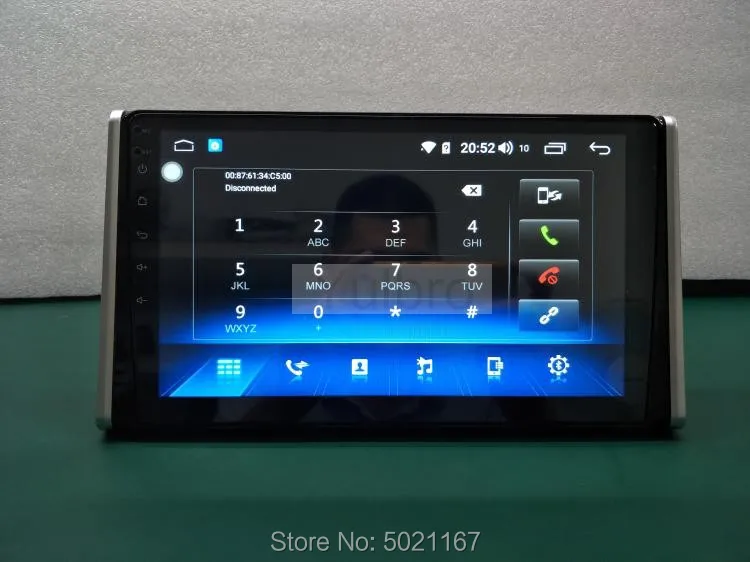 Flash Deal Yulbro android 8.1 octa core car dvd multimedia player for Toyota RAV4 2019 with radio bluetooth gps navigation video IPS screen 12