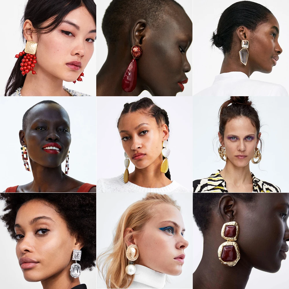 Girlgo Brand Za Crystal Drop Dangle Earrings For Women Charm Maxi Statement Earrings Colorful Trendy Pendant Wholesale Jewelry
Girlgo Brand Za Crystal Drop Dangle Earrings For Women Charm Maxi Statement Earrings Colorful Trendy Pendant Wholesale Jewelry