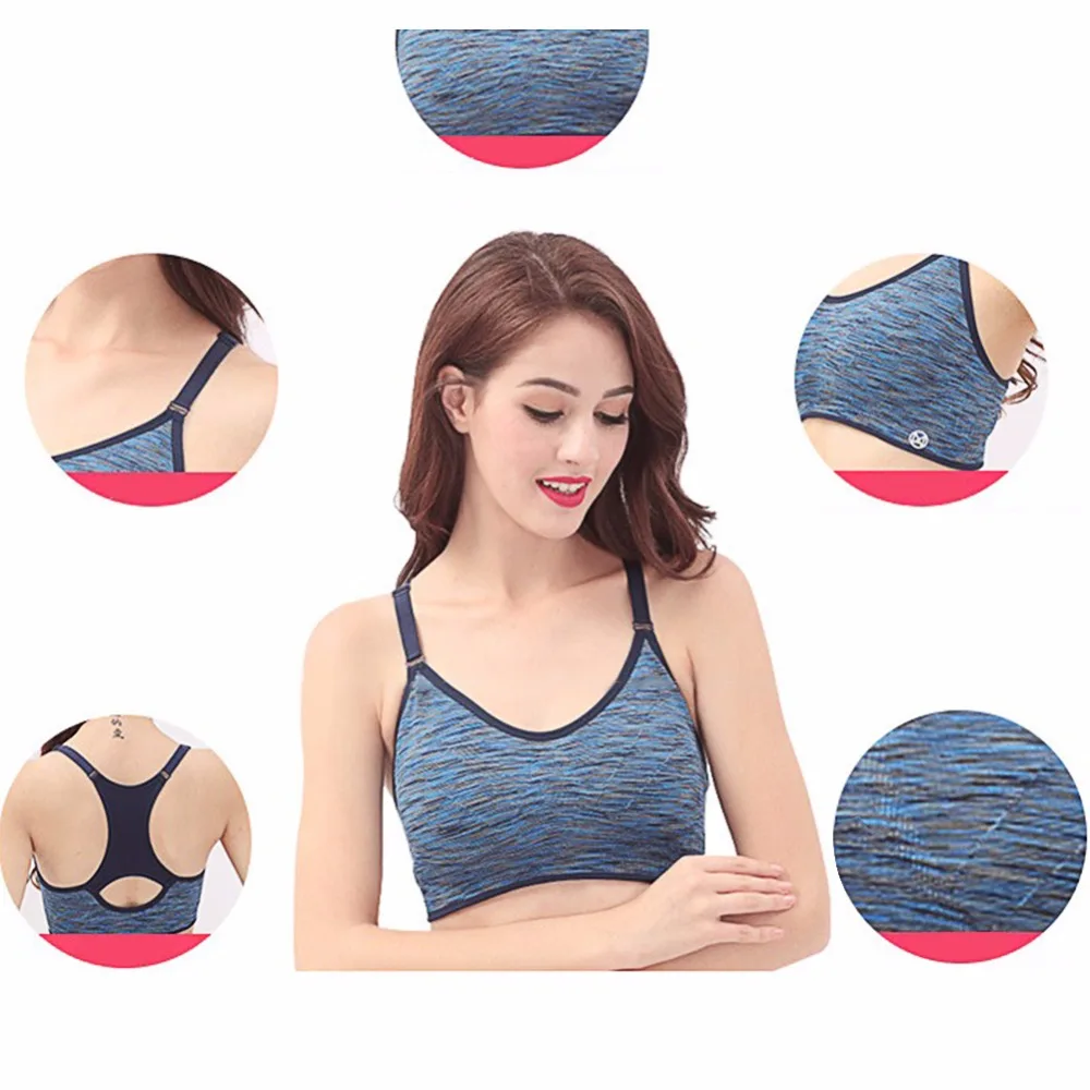 Mounchain Quick Dry Sports Bra Women Push Up Padded Wirefree Adjustable Fitness Underwear Yoga Running Tops
Mounchain Quick Dry Sports Bra Women Push Up Padded Wirefree Adjustable Fitness Underwear Yoga Running Tops