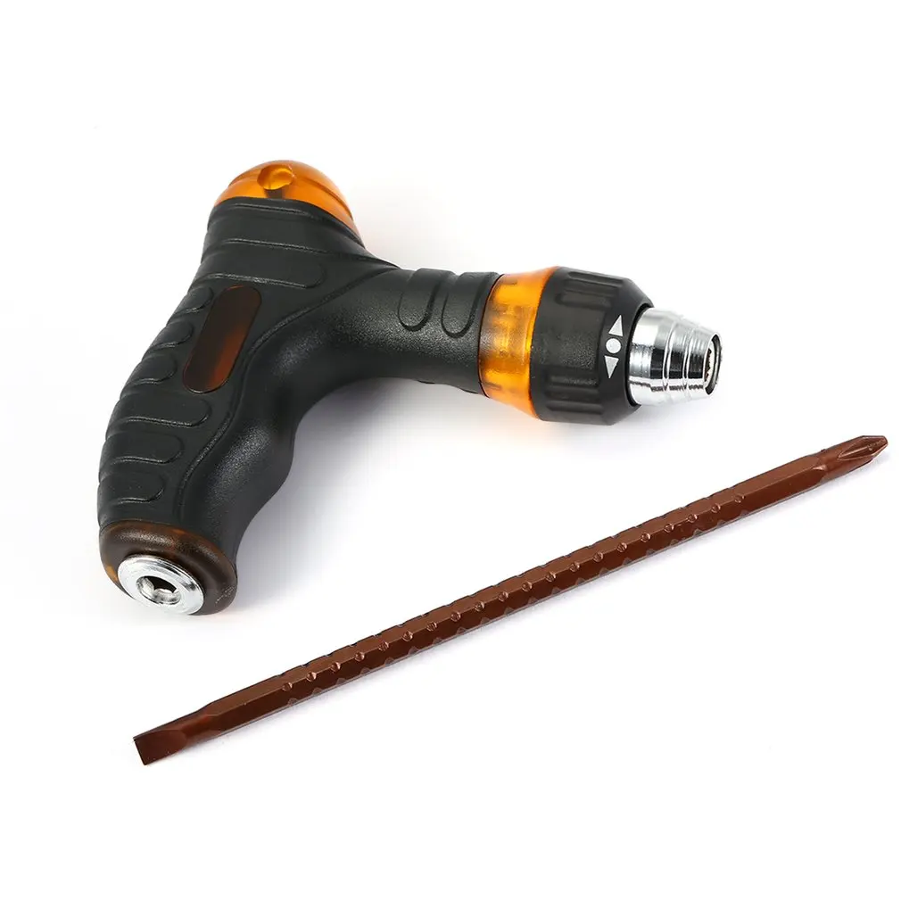 Newest S2 Alloy Steel Adjustable Ratchet Screwdriver Bits Set Repairing Hand Tool Dismountable Double Head Screwdriver--
Newest S2 Alloy Steel Adjustable Ratchet Screwdriver Bits Set Repairing Hand Tool Dismountable Double Head Screwdriver--