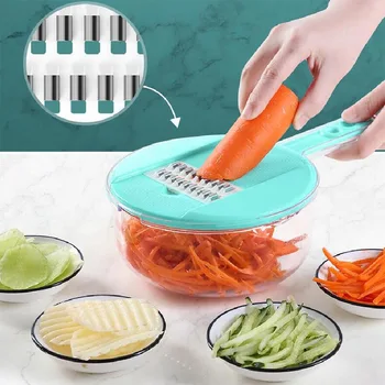 Vegetable Slicer Cutter Kitchen Fruit Cutter Potato Peeler Carrot Cheese Grater vegetable Slicer 9 IN 1 Dropshipping
Vegetable Slicer Cutter Kitchen Fruit Cutter Potato Peeler Carrot Cheese Grater vegetable Slicer 9 IN 1 Dropshipping
