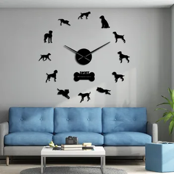 Weimaraner Vorstehhund DIY Large Wall Clock Dog Breed Grey Ghost Home Decor Weim Wall Art Hanging Clock Wall Watch Silent Quartz
Weimaraner Vorstehhund DIY Large Wall Clock Dog Breed Grey Ghost Home Decor Weim Wall Art Hanging Clock Wall Watch Silent Quartz