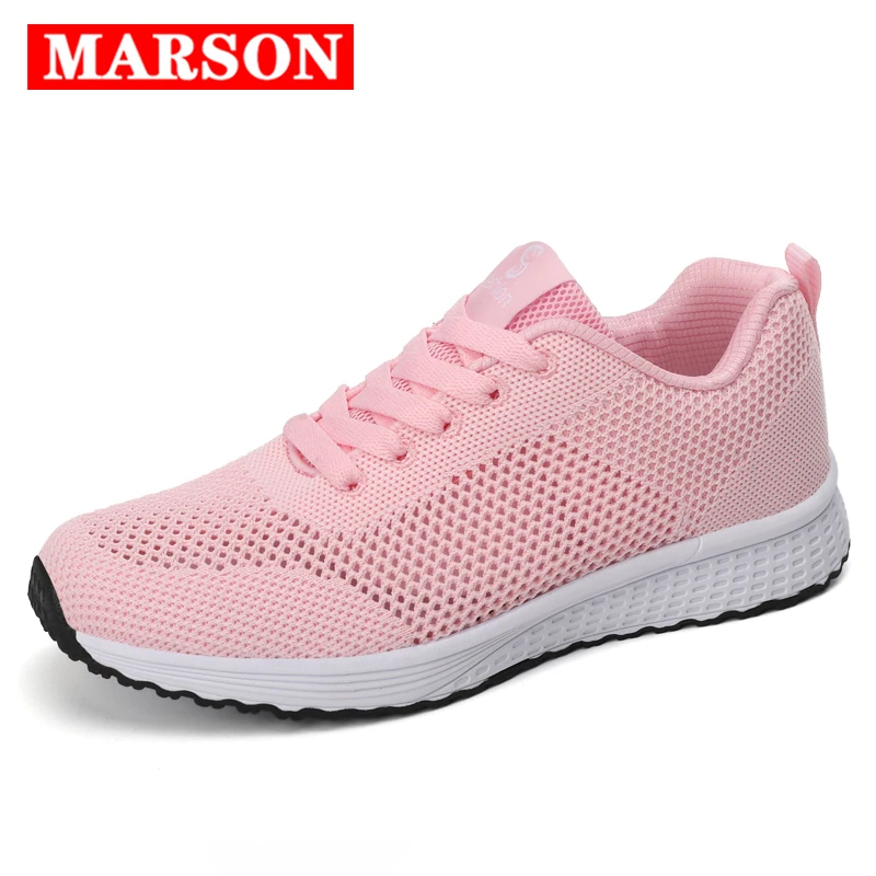 MARSON Women Flats Breathable Mesh Flying Woven Knitted lady Casual Shoes for Sports Lace up Female Footwear Fitness Sneakers
MARSON Women Flats Breathable Mesh Flying Woven Knitted lady Casual Shoes for Sports Lace up Female Footwear Fitness Sneakers