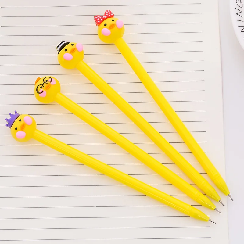 1Pcs New Novelty Kawaii Cute Cartoon Yellow Duck Plastic Gel Pen Office School Gift Stationery Pen E0734
1Pcs New Novelty Kawaii Cute Cartoon Yellow Duck Plastic Gel Pen Office School Gift Stationery Pen E0734