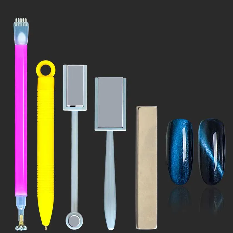New fashion 1PC Cat Eye Magnet Stick Pen For UV Gel Polish 3D Line Strip Flower Effect Magical Board Manicure Nail Art Tools
New fashion 1PC Cat Eye Magnet Stick Pen For UV Gel Polish 3D Line Strip Flower Effect Magical Board Manicure Nail Art Tools
