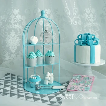 Birdcage for cupcake in blue decorating tools wedding sweet dessert table supplier baker showcase cake stand
Birdcage for cupcake in blue decorating tools wedding sweet dessert table supplier baker showcase cake stand