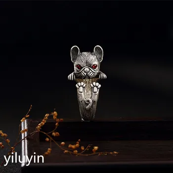 KJJEAXCMY boutique jewelryar S990, silver coin, retro personality, trend, wild dog, sterling silver, open ring, finger ring.
KJJEAXCMY boutique jewelryar S990, silver coin, retro personality, trend, wild dog, sterling silver, open ring, finger ring.