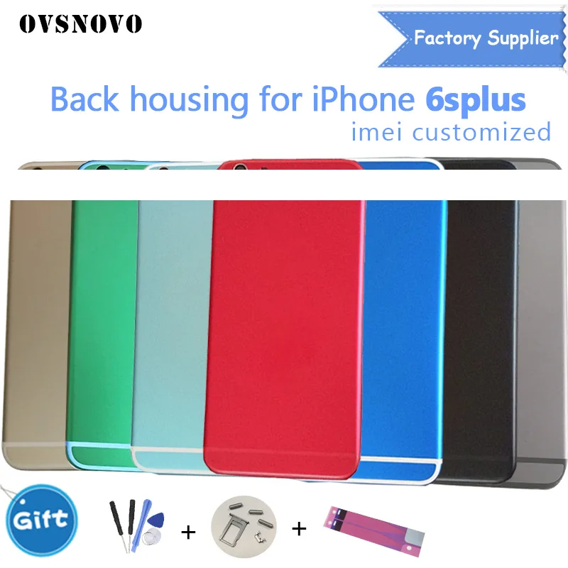 Chassis Back Housing for iPhone 6S Plus A1634 A1687 Battery Cover Coque Fundas+LOGO&Buttons&Sim Tray+Sticker+Tool+Custom IMEI
Chassis Back Housing for iPhone 6S Plus A1634 A1687 Battery Cover Coque Fundas+LOGO&Buttons&Sim Tray+Sticker+Tool+Custom IMEI