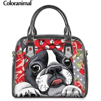 Coloranimal Eco-friendly PU Leather Women Bag Luxury Female Tote Bag Floral Boston Terrier Printed 3D Ladies Shoulder Handbag
Coloranimal Eco-friendly PU Leather Women Bag Luxury Female Tote Bag Floral Boston Terrier Printed 3D Ladies Shoulder Handbag