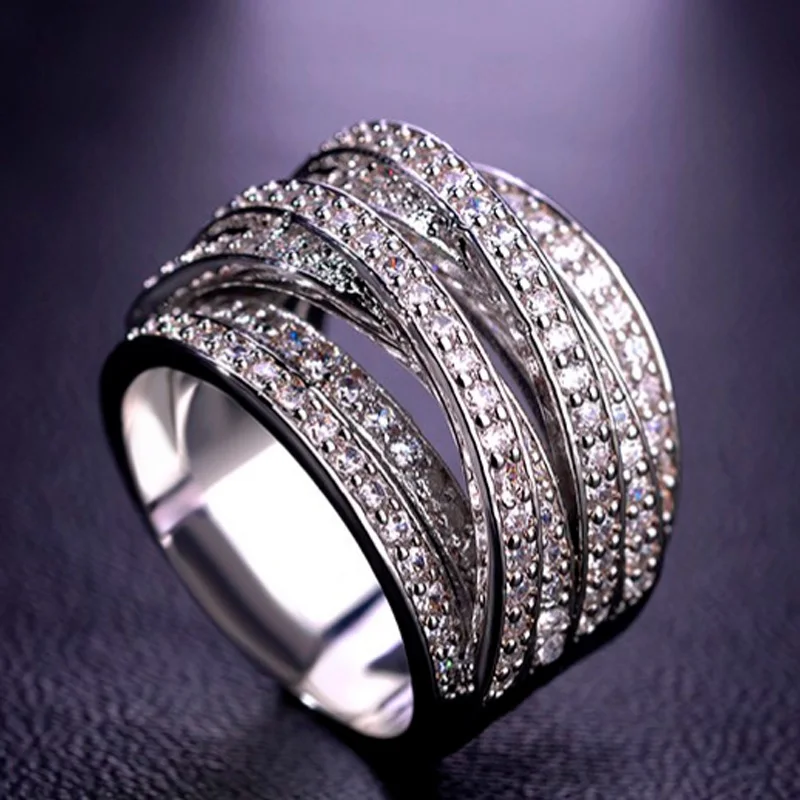 Blucome Champagne Bridal Zircon Ring For Women Anniversary Accessories Fashion women's Copper Wedding Rings For Bridal Jewelry
Blucome Champagne Bridal Zircon Ring For Women Anniversary Accessories Fashion women's Copper Wedding Rings For Bridal Jewelry