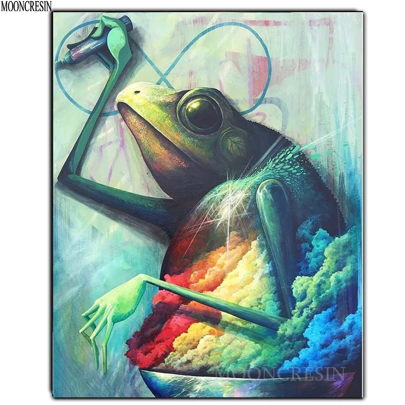 Diy Diamond Painting Cross Stitch Painted Frog Needlework 3D Diamond Embroidery Full Round Mosaic Decoration Resin Stickers Kits
Diy Diamond Painting Cross Stitch Painted Frog Needlework 3D Diamond Embroidery Full Round Mosaic Decoration Resin Stickers Kits