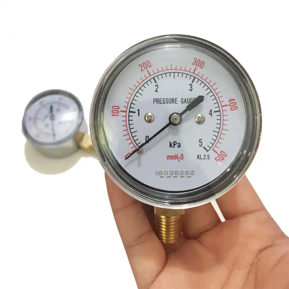 elecall pressure gauge 0~10kpa air diaphragm pressure gauge
